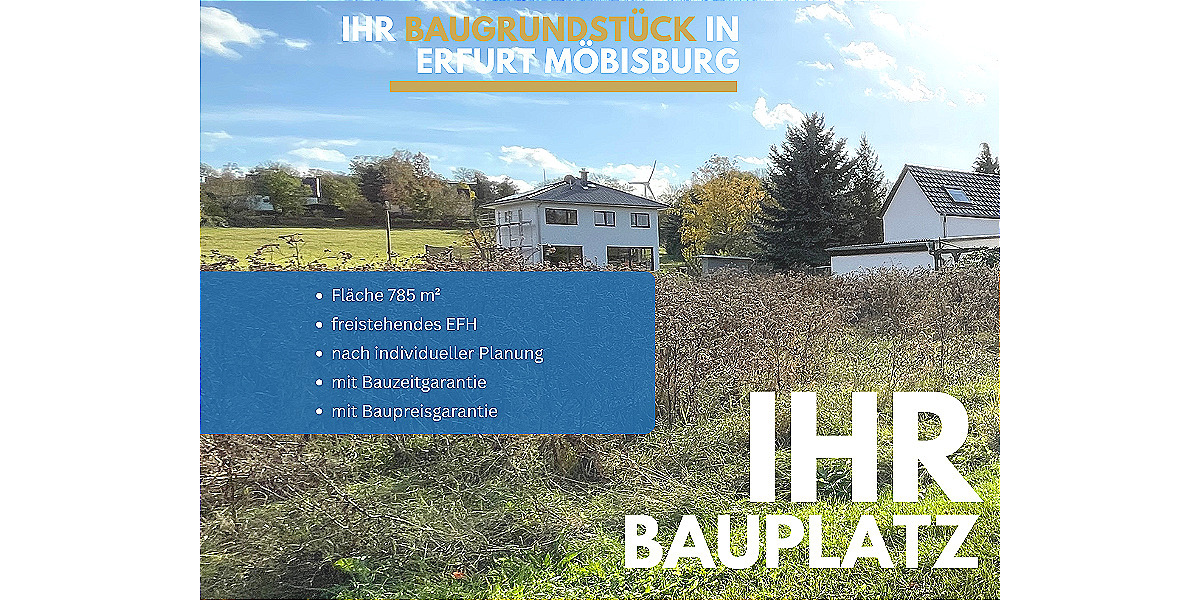 Grundstück Erfurt Möbisburg-Rhoda - 210.000&euro; | Angebot:25604295