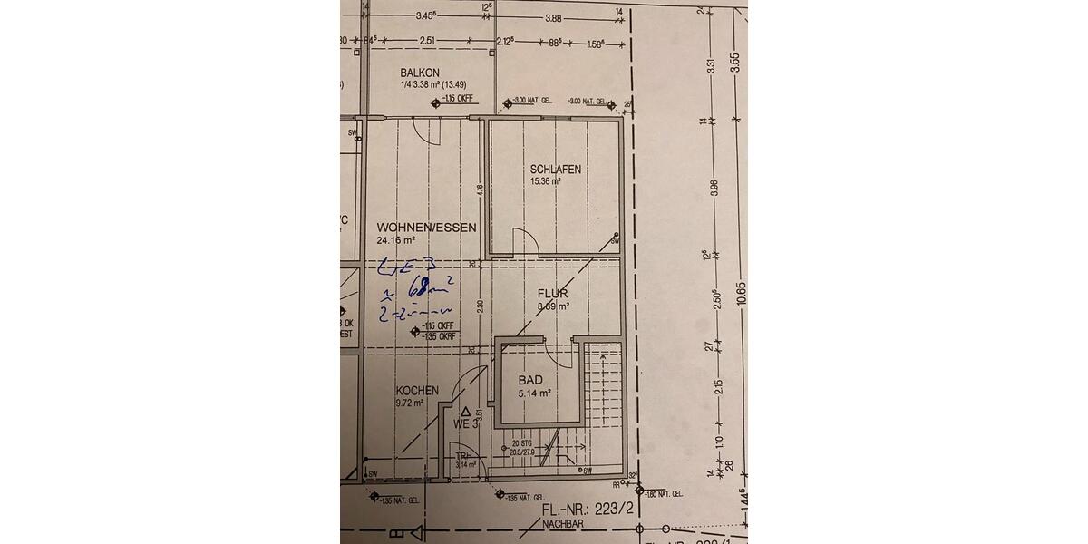 Loft Wohnung - Erstbezug nach Kernsanierung 68qm EG 2 zimmer