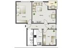 Hochparterre Bordesholm - 3 Zimmer, 77 m&sup2;, 800&euro; | Angebot:26463487
