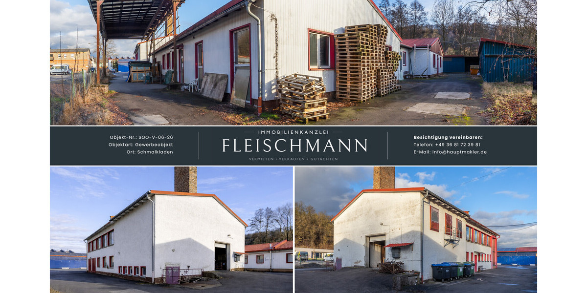 Gewerbeimmobilie mit PV-Potenzial – Hallenflächen, Infrastruktur & Energierendite - Gewerbeobjekt Schmalkalden | Angebot:25747161