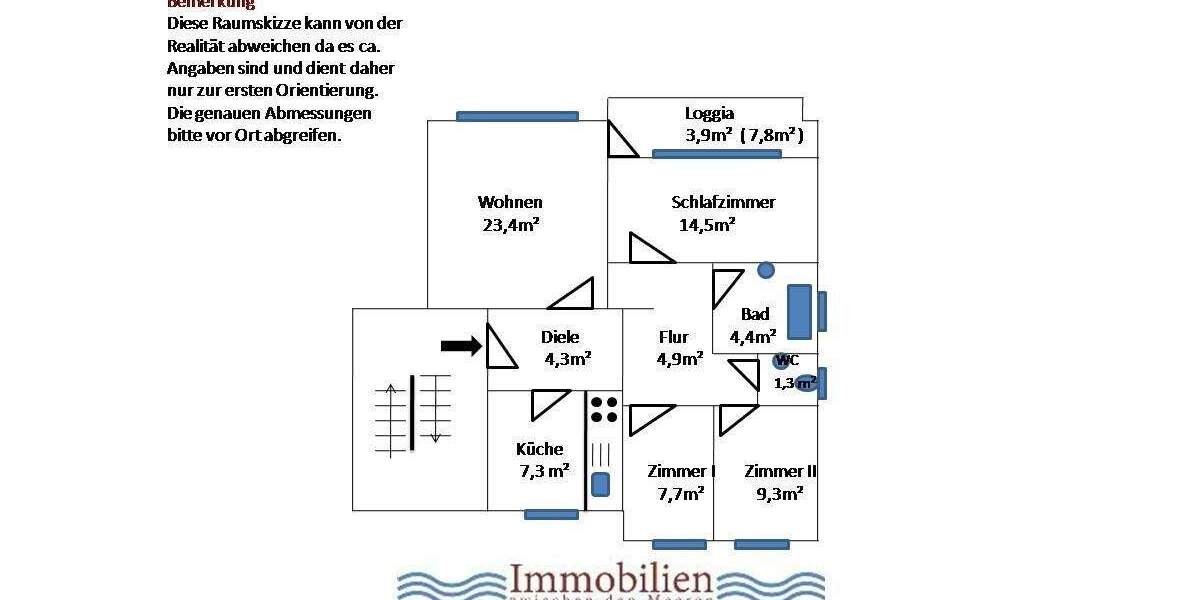 Sehr gepflegte und gut ausgestattete 4 -Zimmerwohnung in einer ruhigen Wohnlage von Preetz 4 zimmer