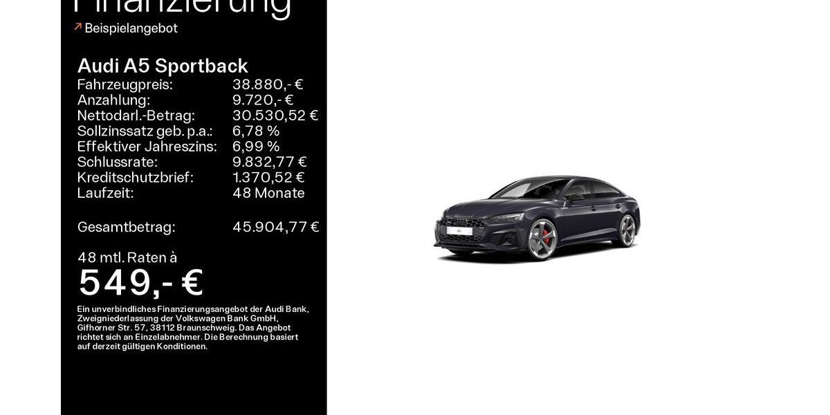 Audi A5 32.430 km 38.880 &euro; Ebern 96106