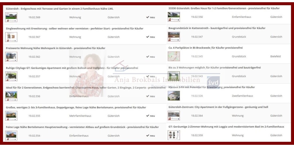 Gütersloh: Erdgeschoss mit Garten und Garage in einem 2 Familienhaus, stadtnahe Lage am Grüngürtel 4.5 zimmer