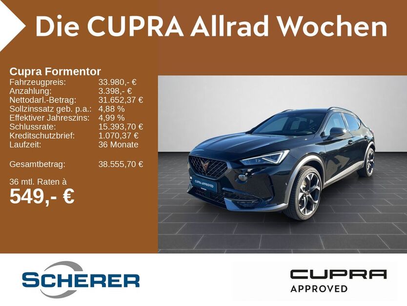 Cupra Formentor 21.747 km 32.380 € Bingen / Rhein 55411