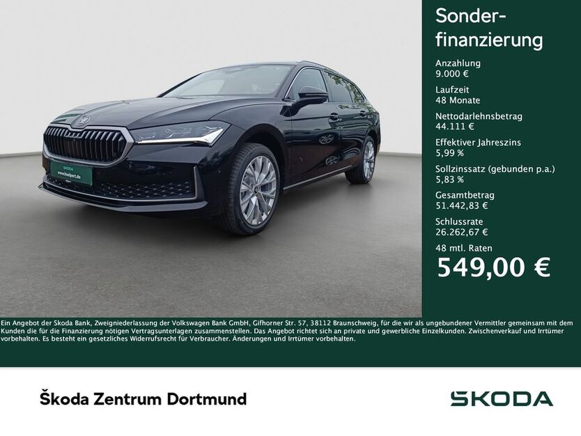 Skoda Superb 8.900 km 52.611 € Dortmund 44309