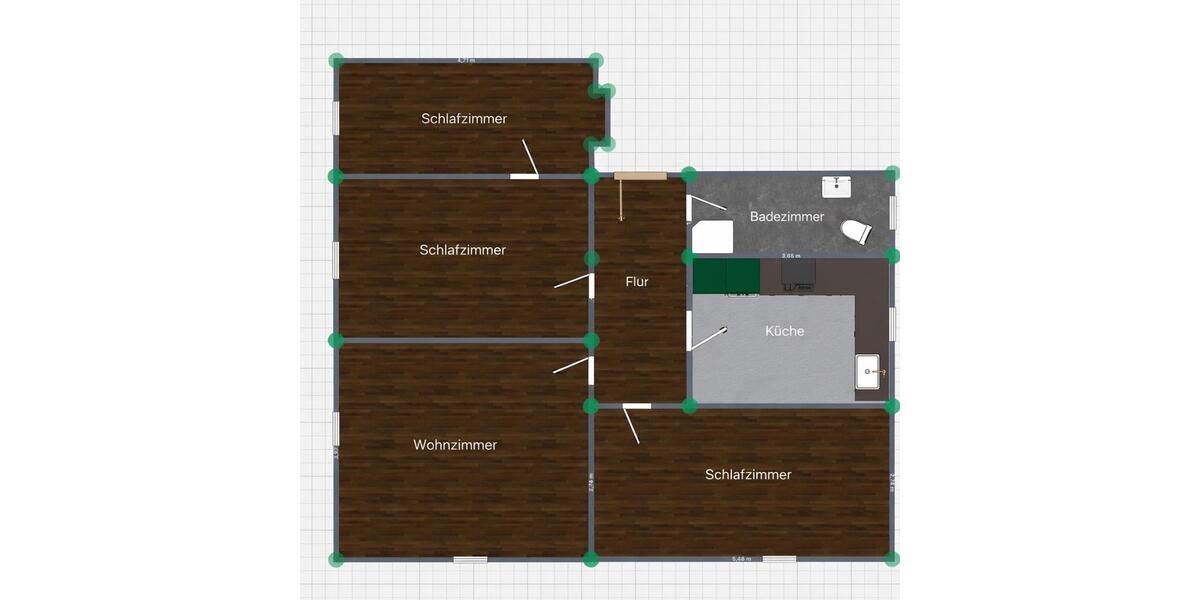 Etagenwohnung Weinsberg - 4 Zimmer, 80 m&sup2;, 235.000&euro; | Angebot:26000154