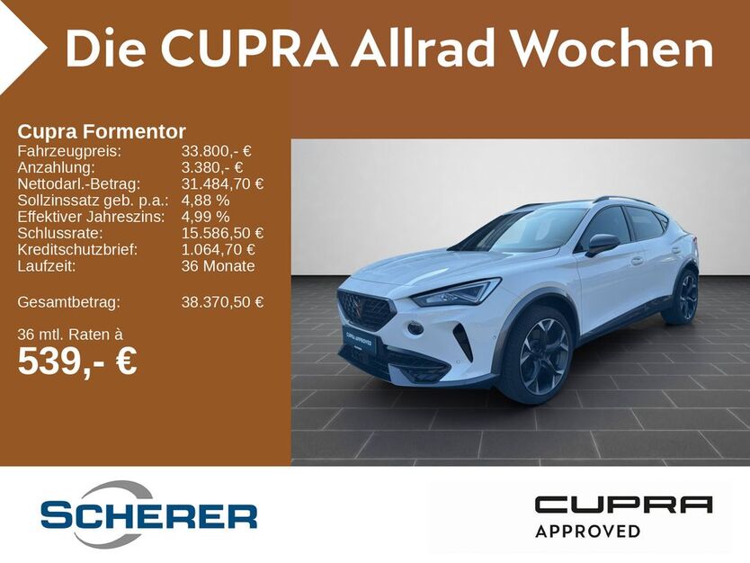 Cupra Formentor 21.734 km 32.900 € Simmern 55469