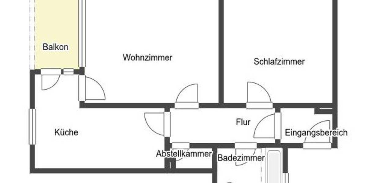 Etagenwohnung Lauf an der Pegnitz Lauf - 2 Zimmer, 57 m&sup2;, 159.000&euro; | Angebot:26688854