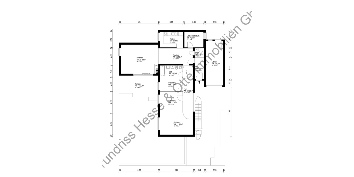VERKAUFT - Architektenbungalow mit besonderer Raumhöhe und Südwestterrasse - Bungalow Berlin Tempelhof-Schöneberg | Angebot:26458076