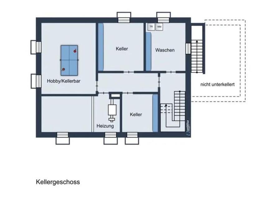 Zweifamilienhaus in Selm 183 qm OG vermietet EG frei 889 qm insg.