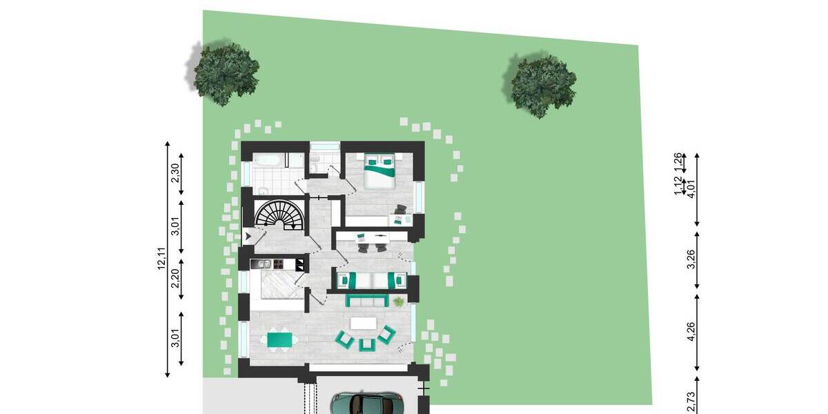 Mehrfamilienhaus, Wohnhaus Tamm - 8 Zimmer, 222 m&sup2;, 758.000&euro; | Angebot:25662197