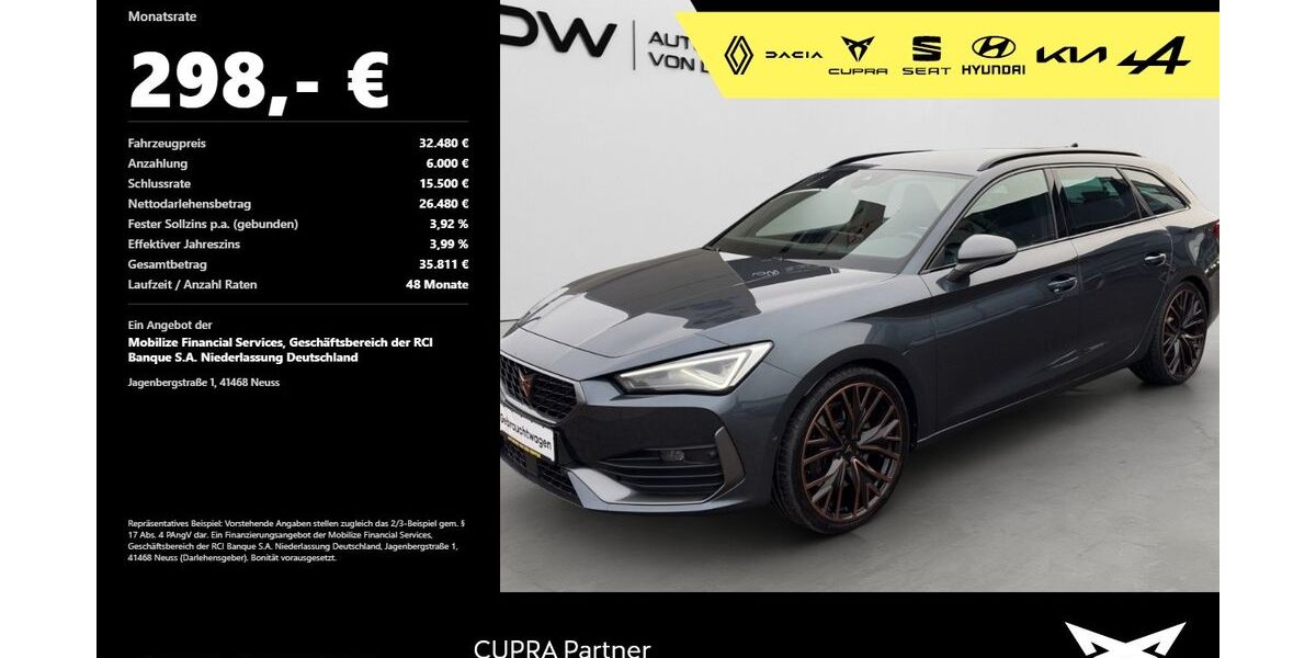 Cupra Leon 17.900 km 31.480 &euro; Mosbach 74821