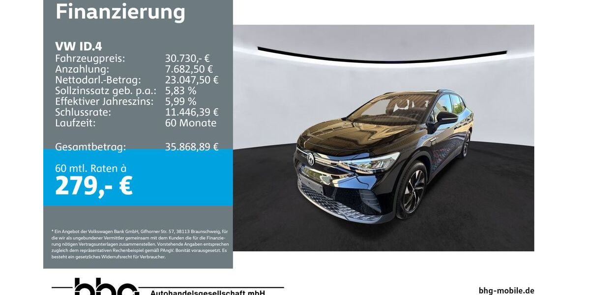 VW ID.4 43.685 km 30.730 &euro; Freiburg 79115