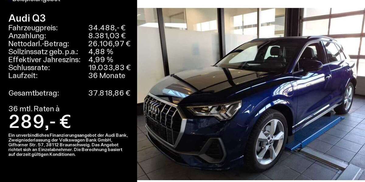 Audi Q3 26.800 km 34.488 &euro; Mühlheim a. Main 63165
