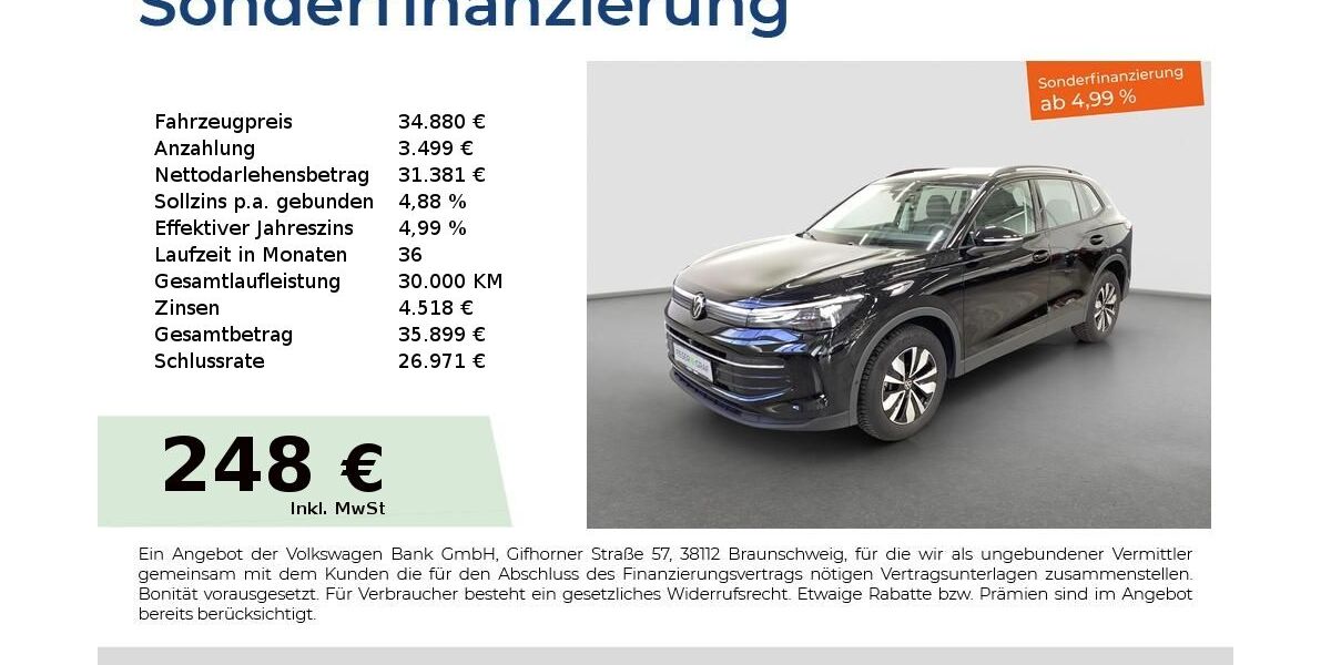 VW Tiguan 23.990 km 34.880 &euro; Fürth 90763