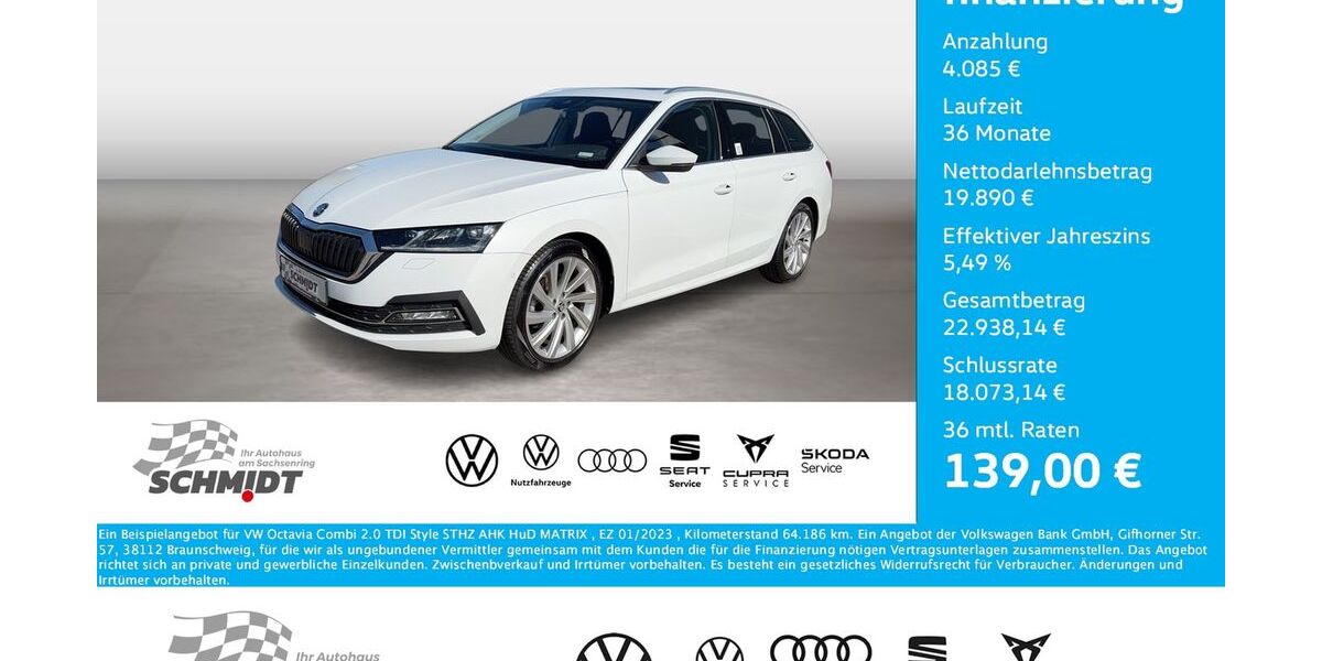 Skoda Octavia 64.186 km 23.975 &euro; Bernsdorf 09337