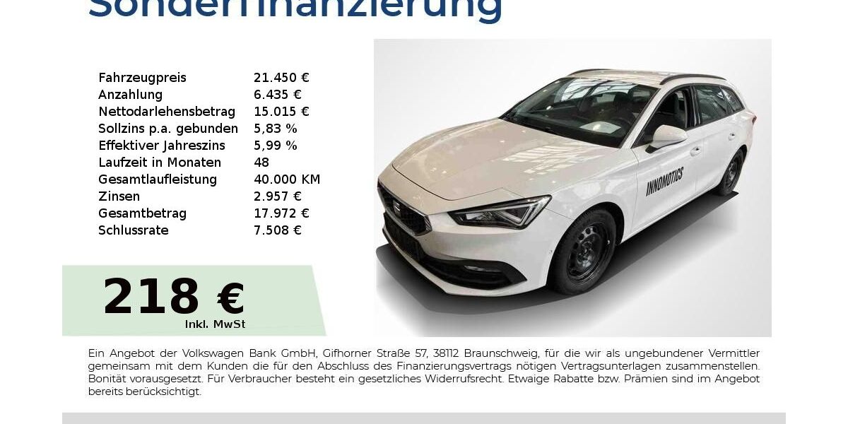 Seat Leon 59.850 km 20.680 &euro; Nürnberg 90431