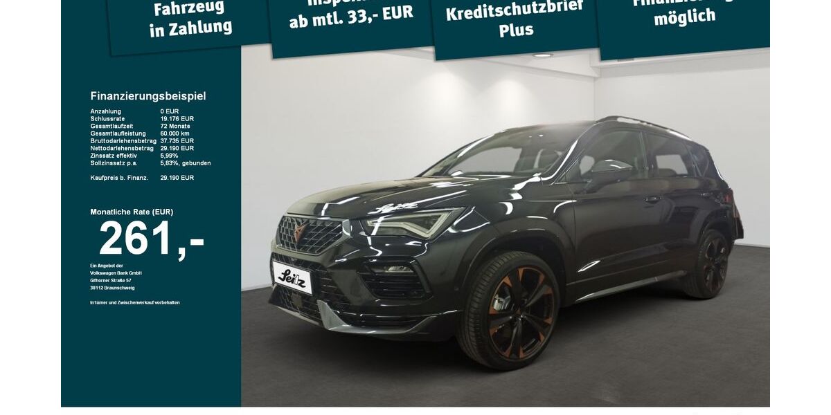 Cupra Ateca 25.735 km 29.190 &euro; Memmingen 87700