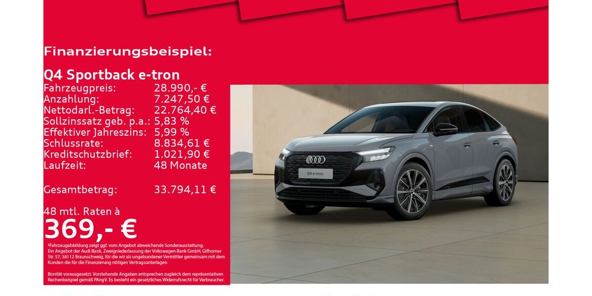 Audi Q4 e-tron 49.236 km 28.350 &euro; Hannover 30179