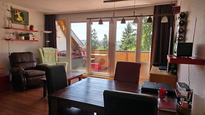 PANORAMA-PERLE IM HEILKLIMATISCHEN KURORT - Etagenwohnung Lenzkirch | Angebot:27329287