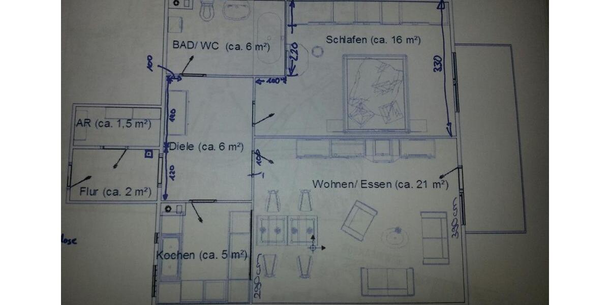 Dachgeschoßwohnung Fürth Atzenhof - 2.5 Zimmer, 63 m&sup2;, 218.000&euro; | Angebot:27093214