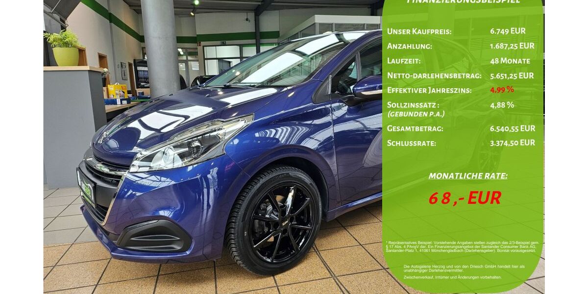 Peugeot 208 56.000 km 6.749 &euro; Geilenkirchen 52511