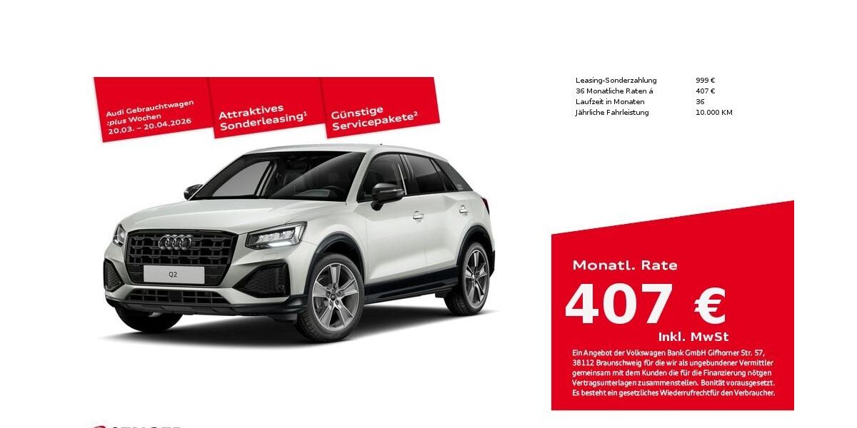 Audi Q2 2.770 km 36.790 &euro; Bad Oldesloe 23843