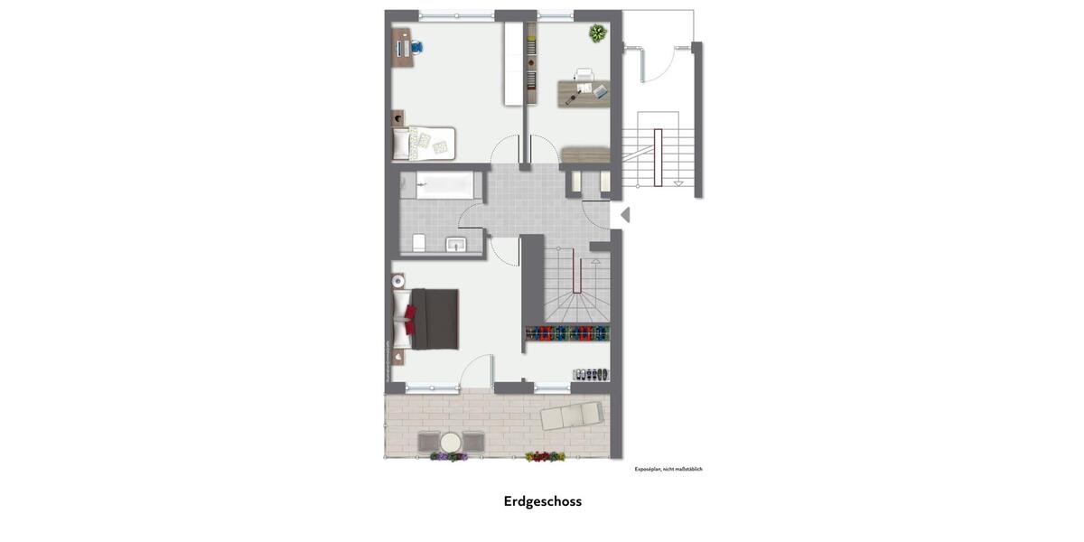 Maisonettenwohnung Goldbach - 5.5 Zimmer, 153 m&sup2;, 1.700&euro; | Angebot:26648220