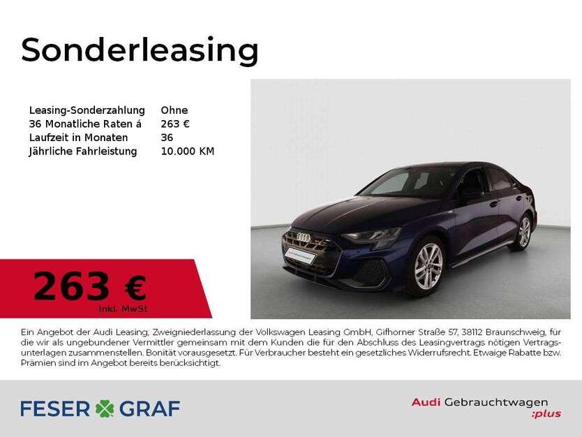 Audi A3 21.040 km 33.140 € Erlangen 91058