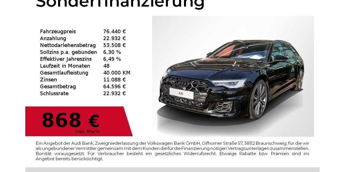 Audi S6 4.903 km 76.440 &euro; Nürnberg 90411