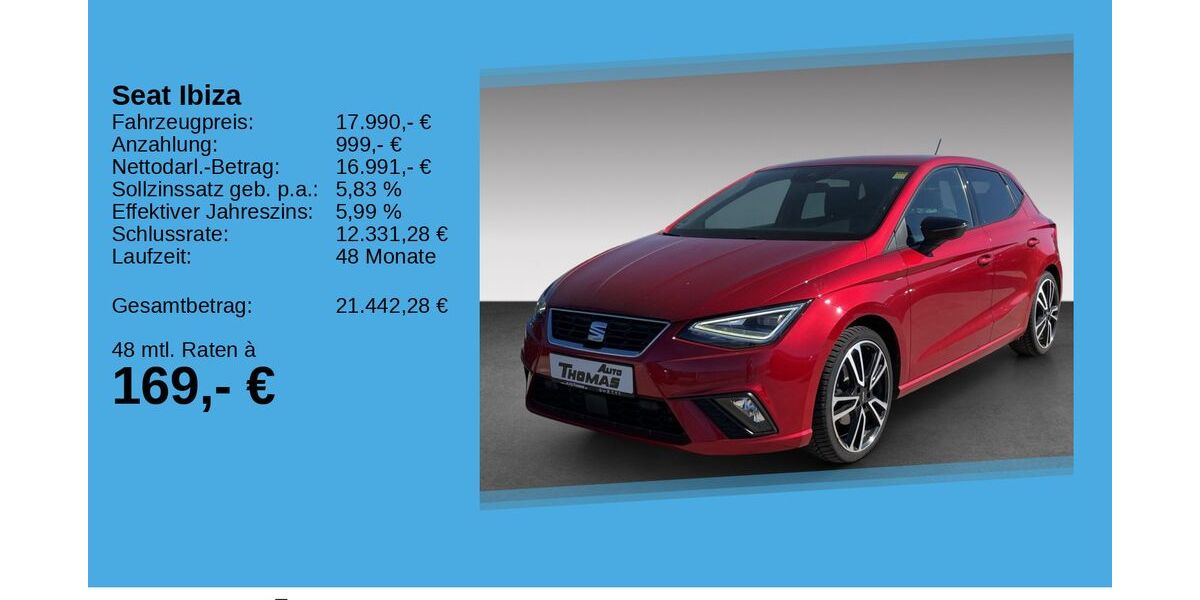 Seat Ibiza 79.330 km 15.990 &euro; Bonn 53227