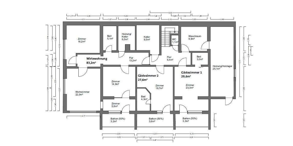 Gewerbeobjekt Lenzkirch - 1 Zimmer, 870.000&euro; | Angebot:23975549