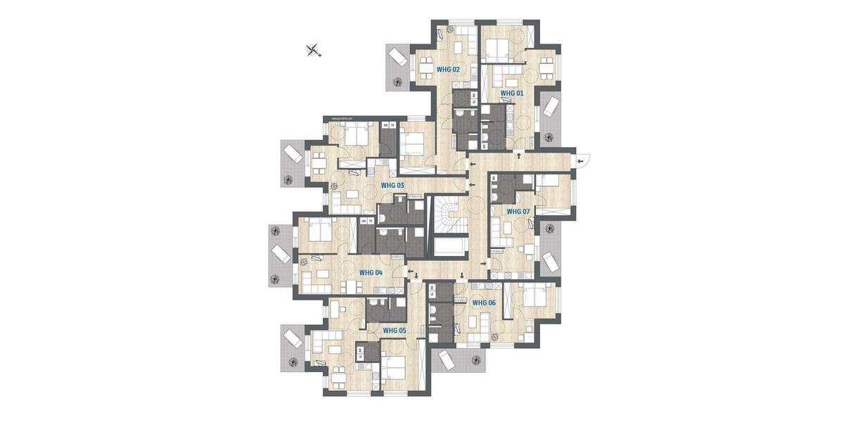 Etagenwohnung Werlte - 3 Zimmer, 70 m&sup2;, 253.000&euro; | Angebot:25736954