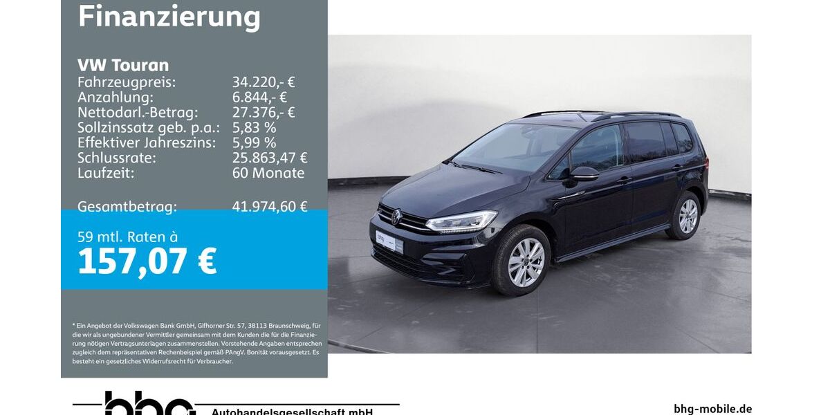 VW Touran 14.458 km 34.220 &euro; Durmersheim 76448