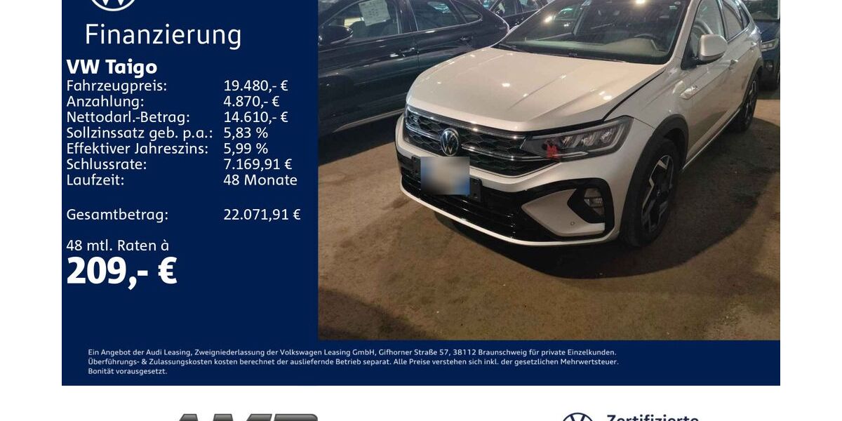 VW Taigo 14.570 km 19.480 &euro; Borna 04552
