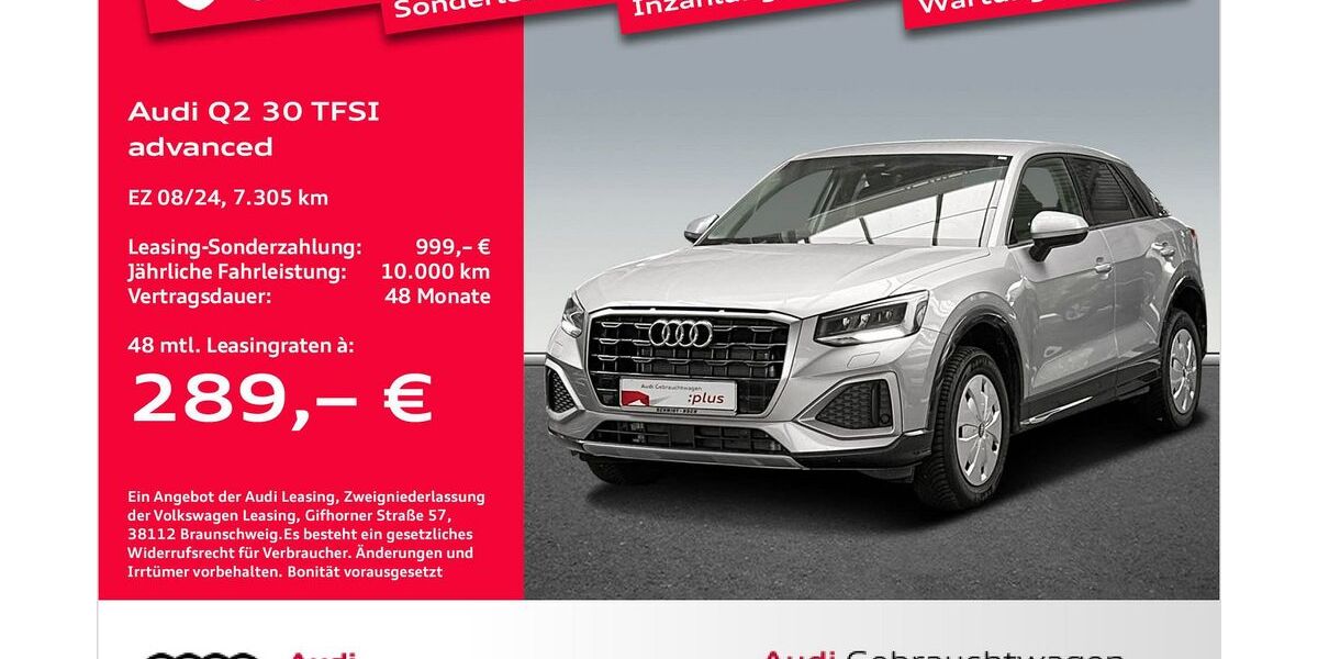 Audi Q2 7.305 km 25.750 &euro; Bremen 28207