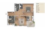 Etagenwohnung Ingolstadt Friedrichshofen-Hollerstauden - 3 Zimmer, 92 m&sup2;, 990&euro; | Angebot:26634315
