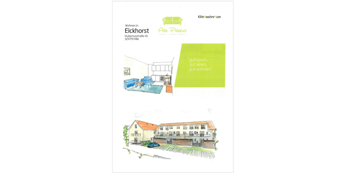 Erdgeschoßwohnung Hille - 2 Zimmer, 50 m&sup2;, 750&euro; | Angebot:24979755