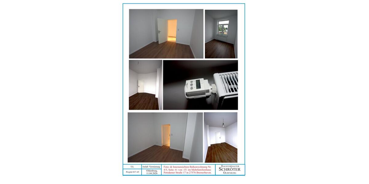 Etagenwohnung Bremerhaven - 5 Zimmer, 106 m&sup2;, 970&euro; | Angebot:26148722