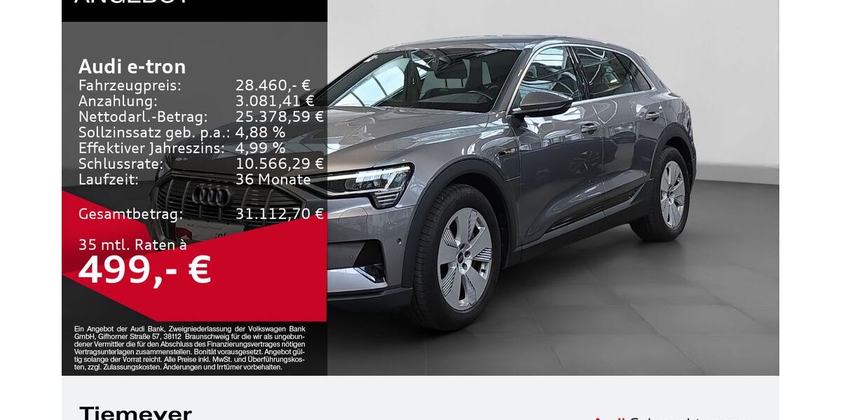 Audi e-tron 39.549 km 27.770 &euro; Plettenberg 58840