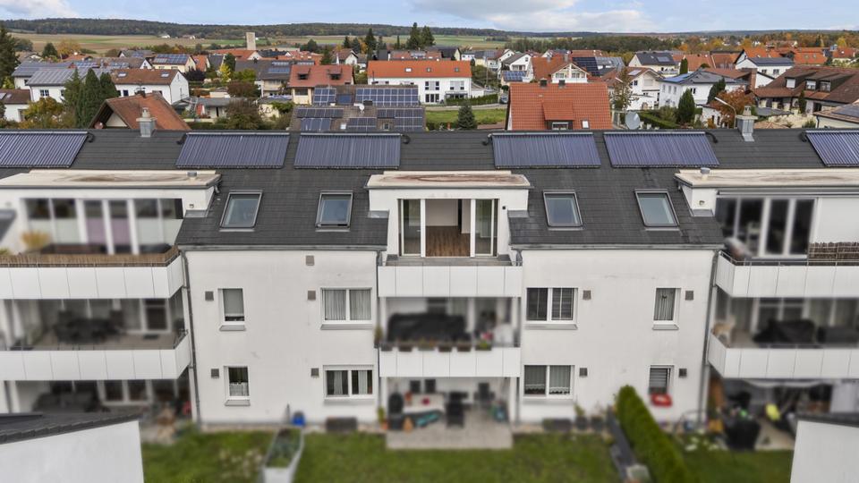 Dachgeschoßwohnung Kösching - 3 Zimmer, 99 m&sup2;, 1.300&euro; | Angebot:24952479