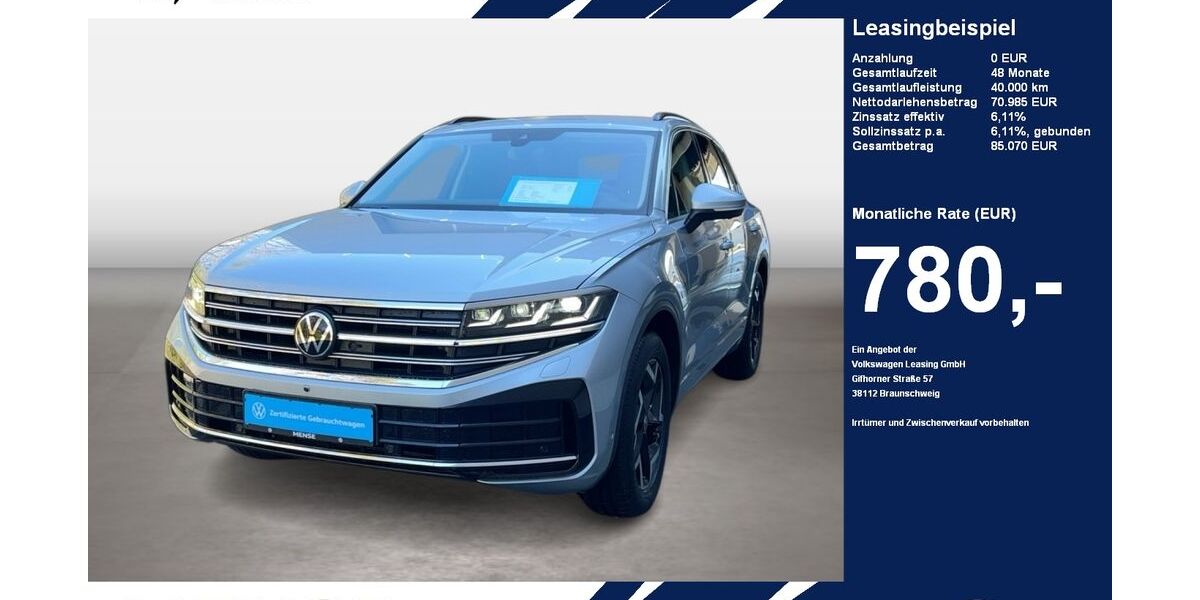 VW Touareg 11.216 km 70.985 &euro; Gütersloh 33334