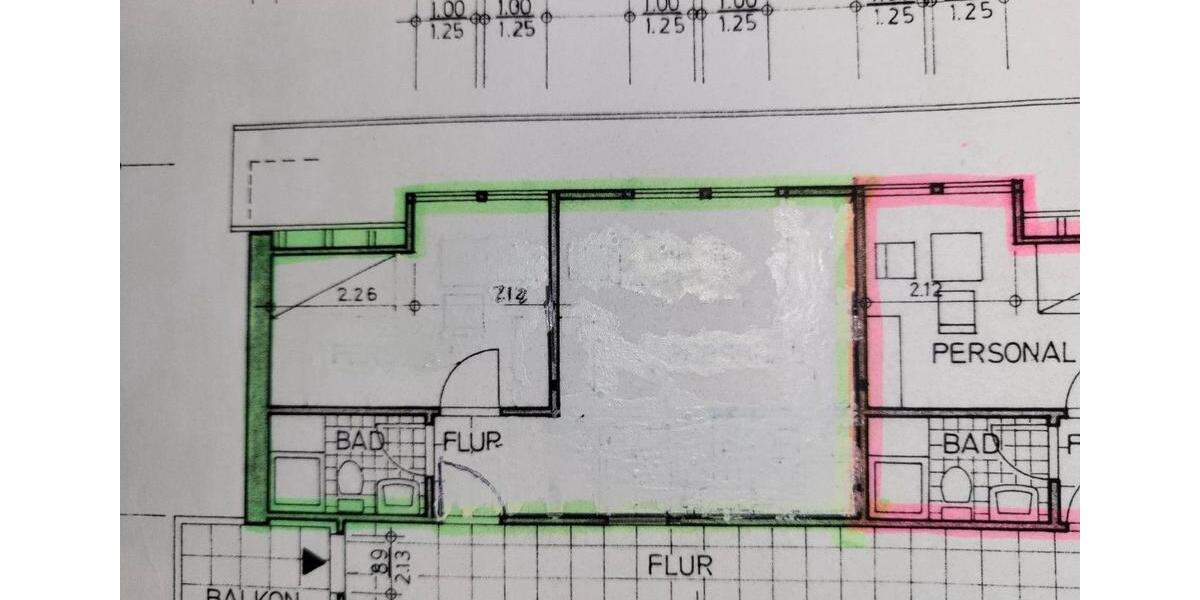 Renovierte 2 Zi-Wohnung 38qm 2 zimmer