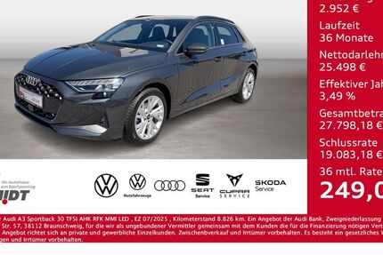 Audi A3 8.826 km 27.975 &euro; Bernsdorf 09337