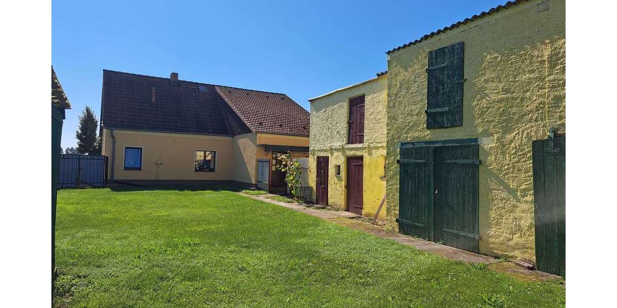 Charmante Hofstelle mit Wohnhaus, Nebengebäuden und großem Garten - Einfamilienhaus Sophienthal Rehfeld | Angebot:22978961