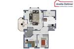 Etagenwohnung Alfeld - 3 Zimmer, 91 m&sup2;, 790&euro; | Angebot:26797149