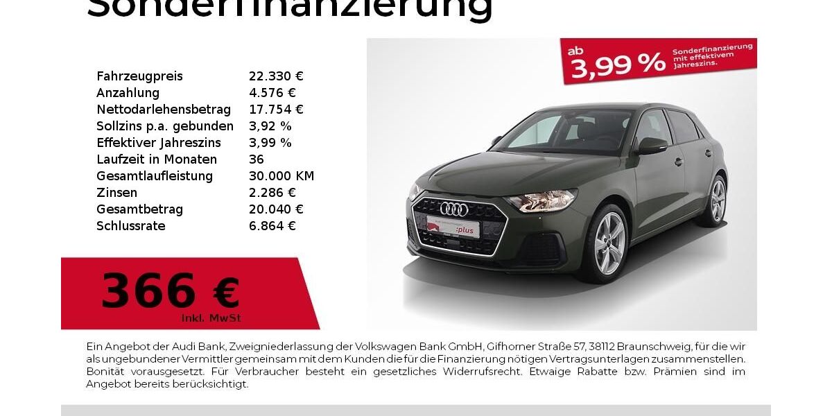Audi A1 3.864 km 22.330 &euro; Nürnberg 90441