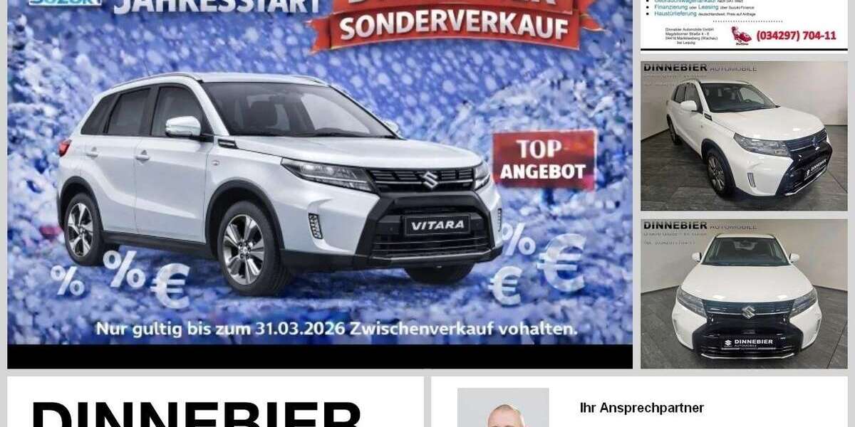 Suzuki Vitara 3.900 km 20.890 &euro; Markkleeberg 04416