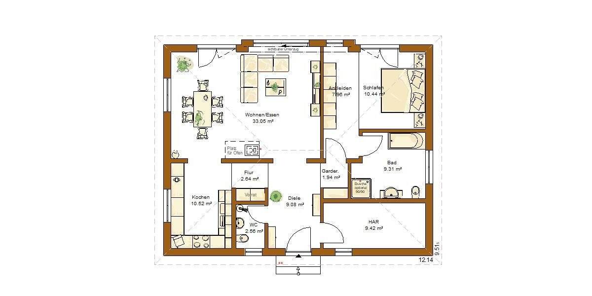 Bungalow Walldürn - 2 Zimmer, 97 m&sup2;, 396.000&euro; | Angebot:26158024
