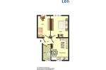 Erdgeschoßwohnung Bocholt Feldmark - 2 Zimmer, 44 m&sup2;, 449&euro; | Angebot:26381567